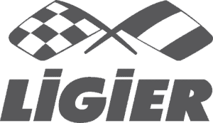 Ligier avec drapeau gris grand